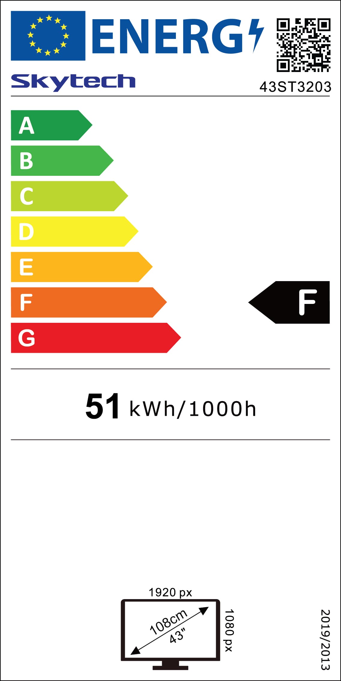 Skytech 43ST3203 43" 109 Ekran Dahili Uydu Alıcılı Full HD Smart LED TV 4