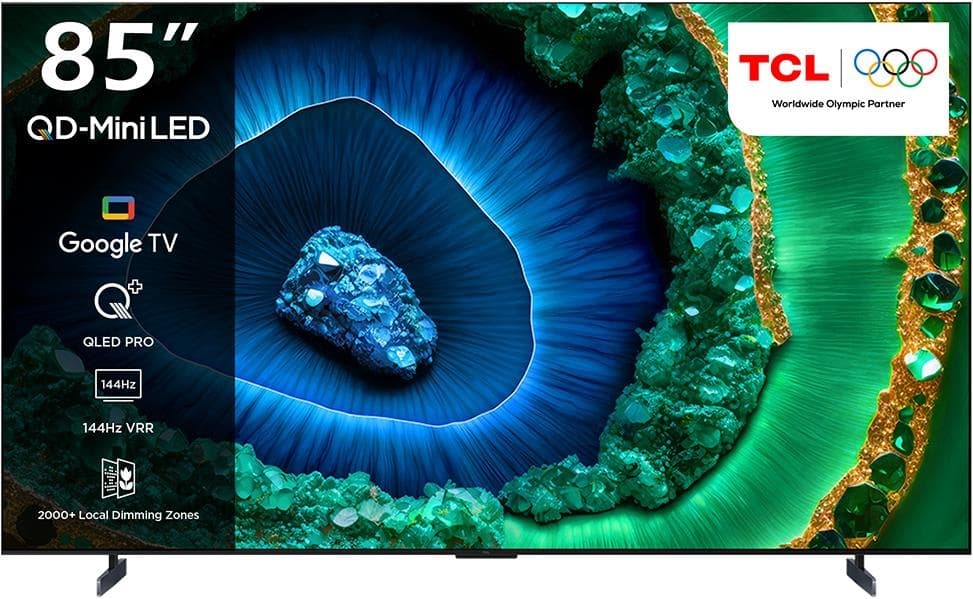 TCL 85C855 85'' 215 Ekran Uydu Alıcılı 4K Ultra HD Smart QD-Mini LED TV 2