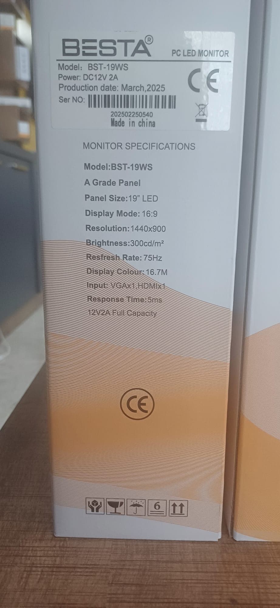 Besta BST-19WS Sesli 19'' 5ms 1440X900 Vga+Hdmı Siyah LED Monitör 6