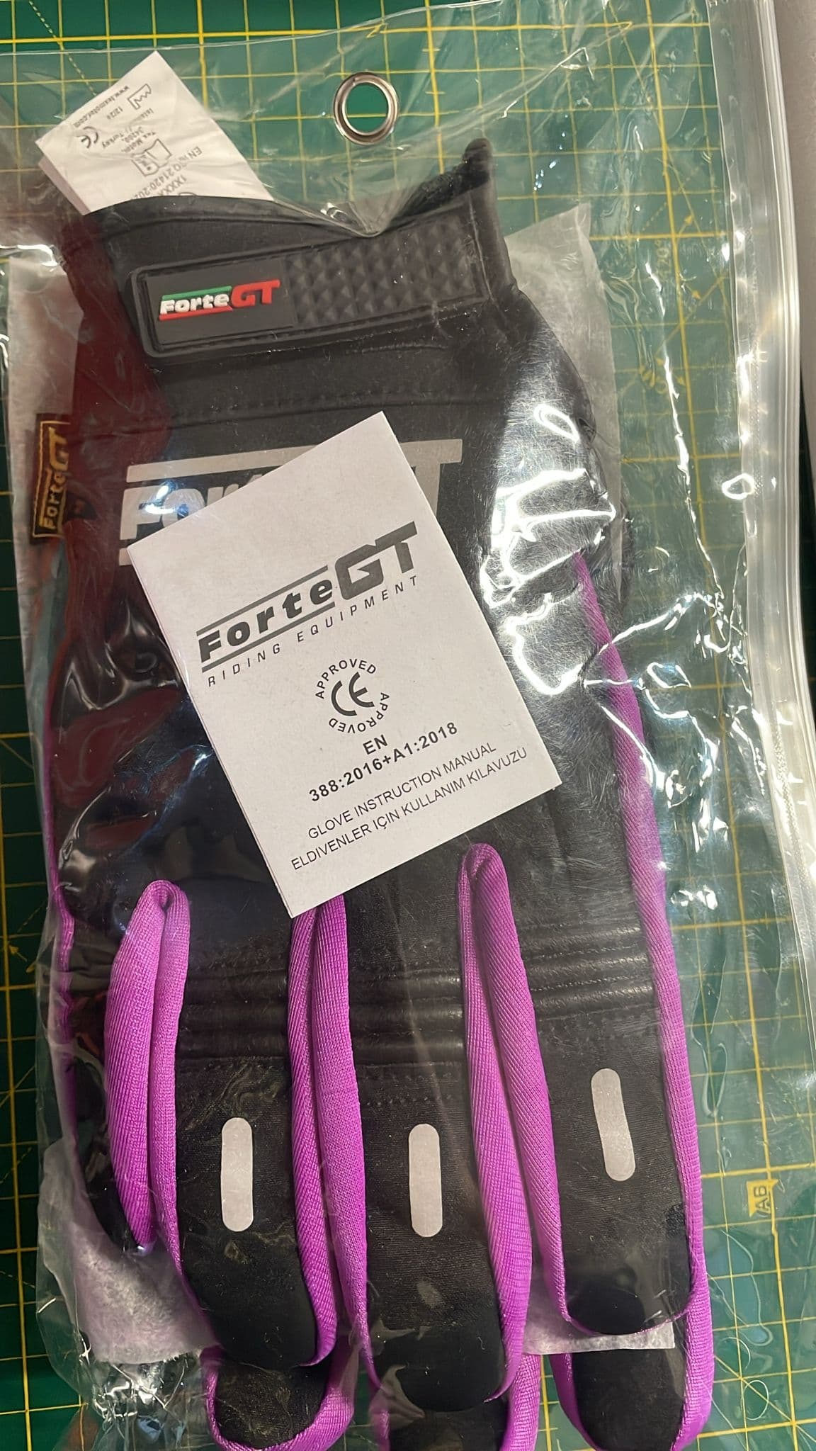 ForteGT 07 Softshell Mor Kadın Eldiven 2