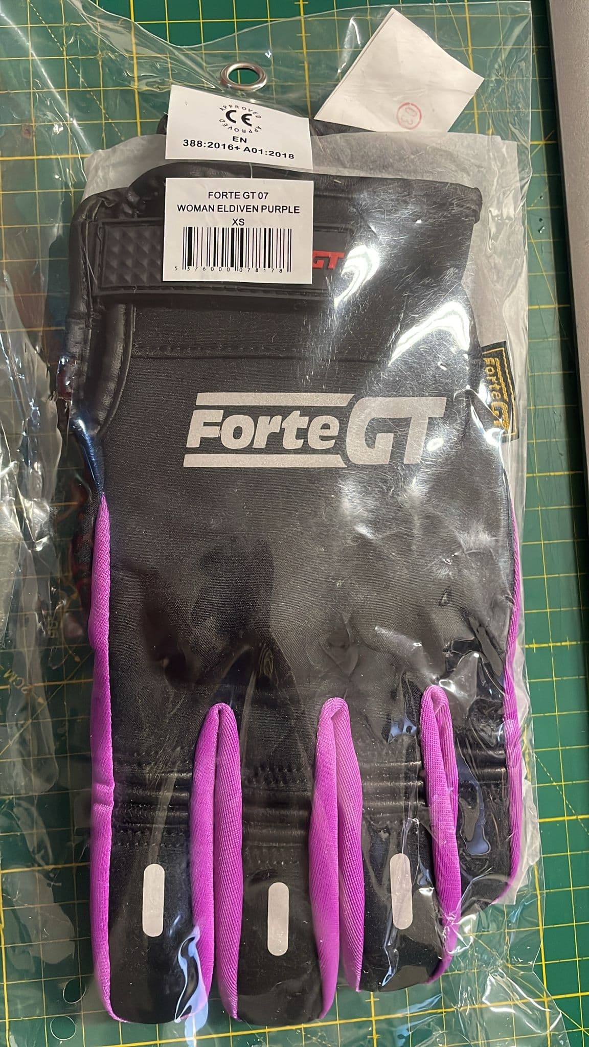 ForteGT 07 Softshell Mor Kadın Eldiven 3