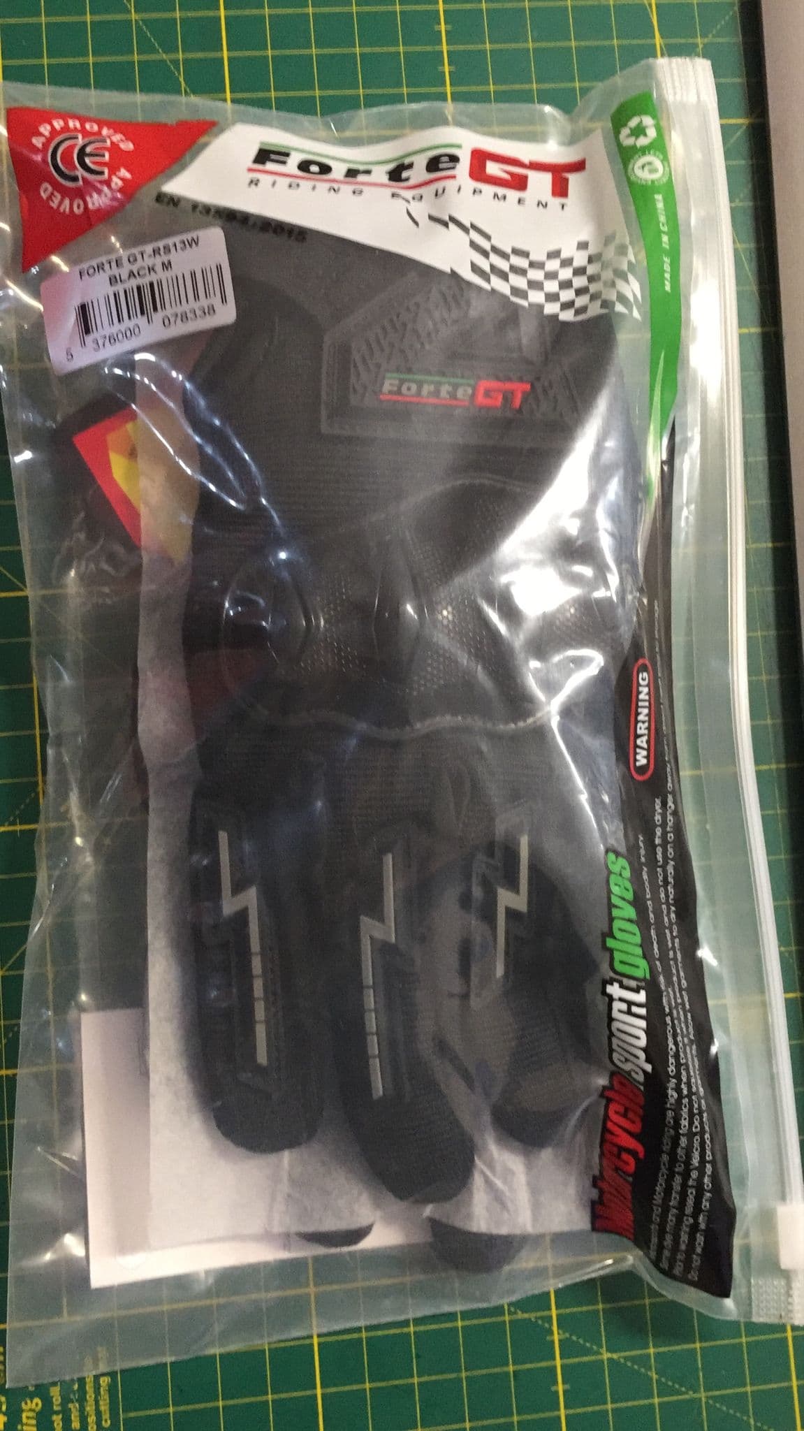 ForteGT RS13W EN13594 Sertifikalı Siyah Kadın Eldiven 3