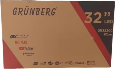 Grünberg GR32200, 32" 82CM, HD Ready, Dahili Wi-Fi, Dahili Uydu Alıcılı, Android LED TV 2