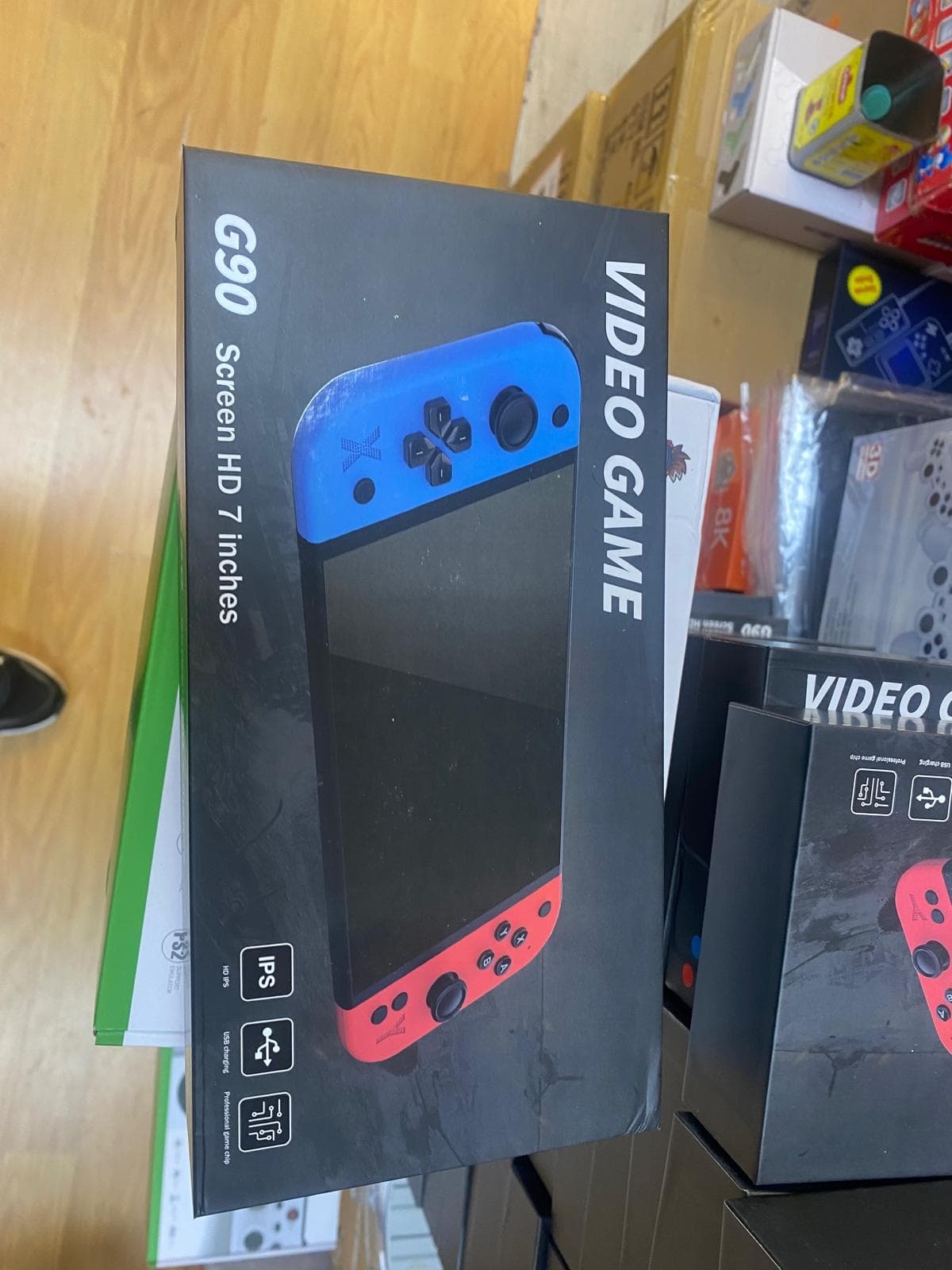 Beboncool G90 7inç IPS Ekran 14000+ Retro Arcade Oyun Konsolu Atari 5