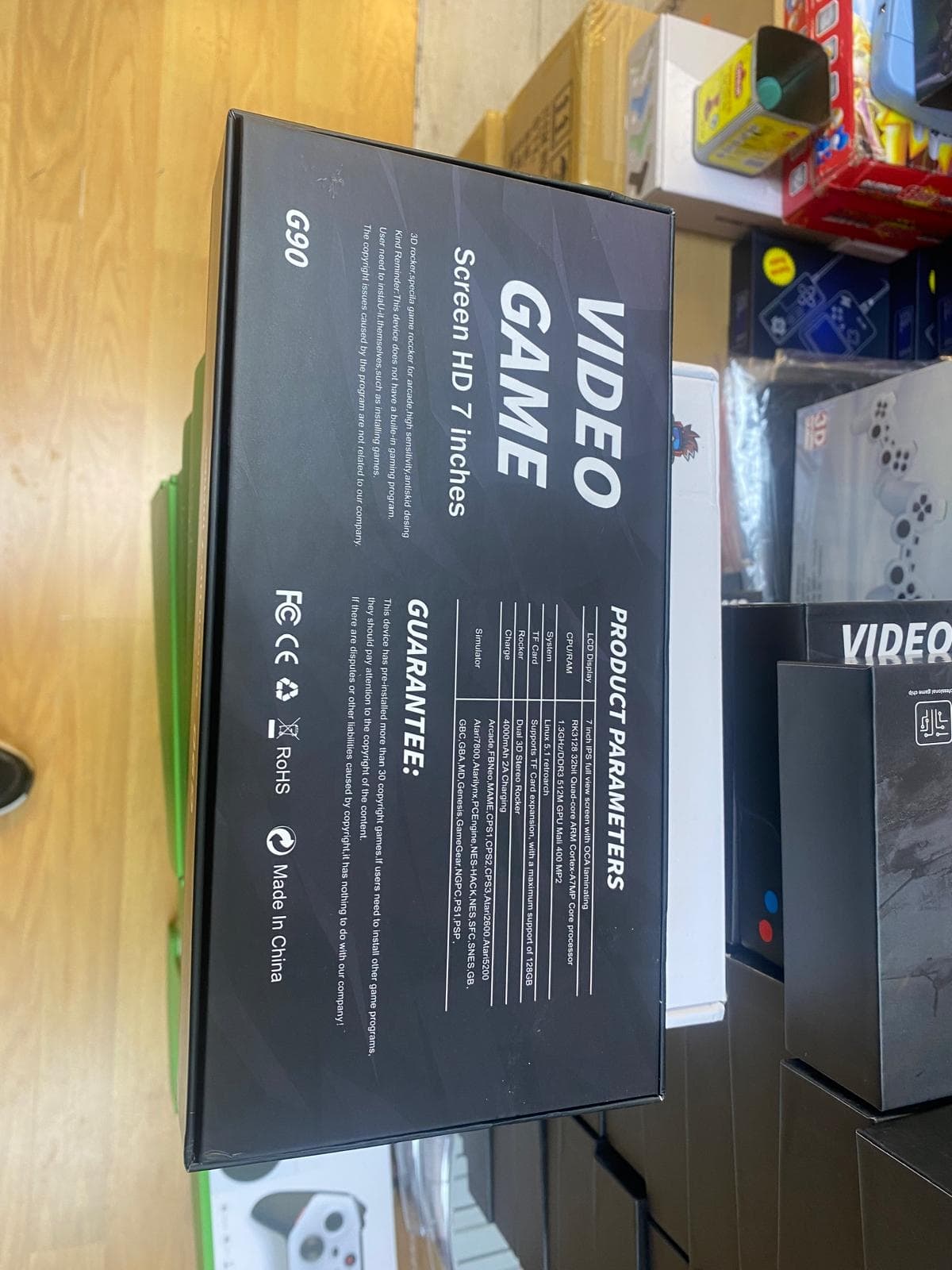 Beboncool G90 7inç IPS Ekran 14000+ Retro Arcade Oyun Konsolu Atari 6