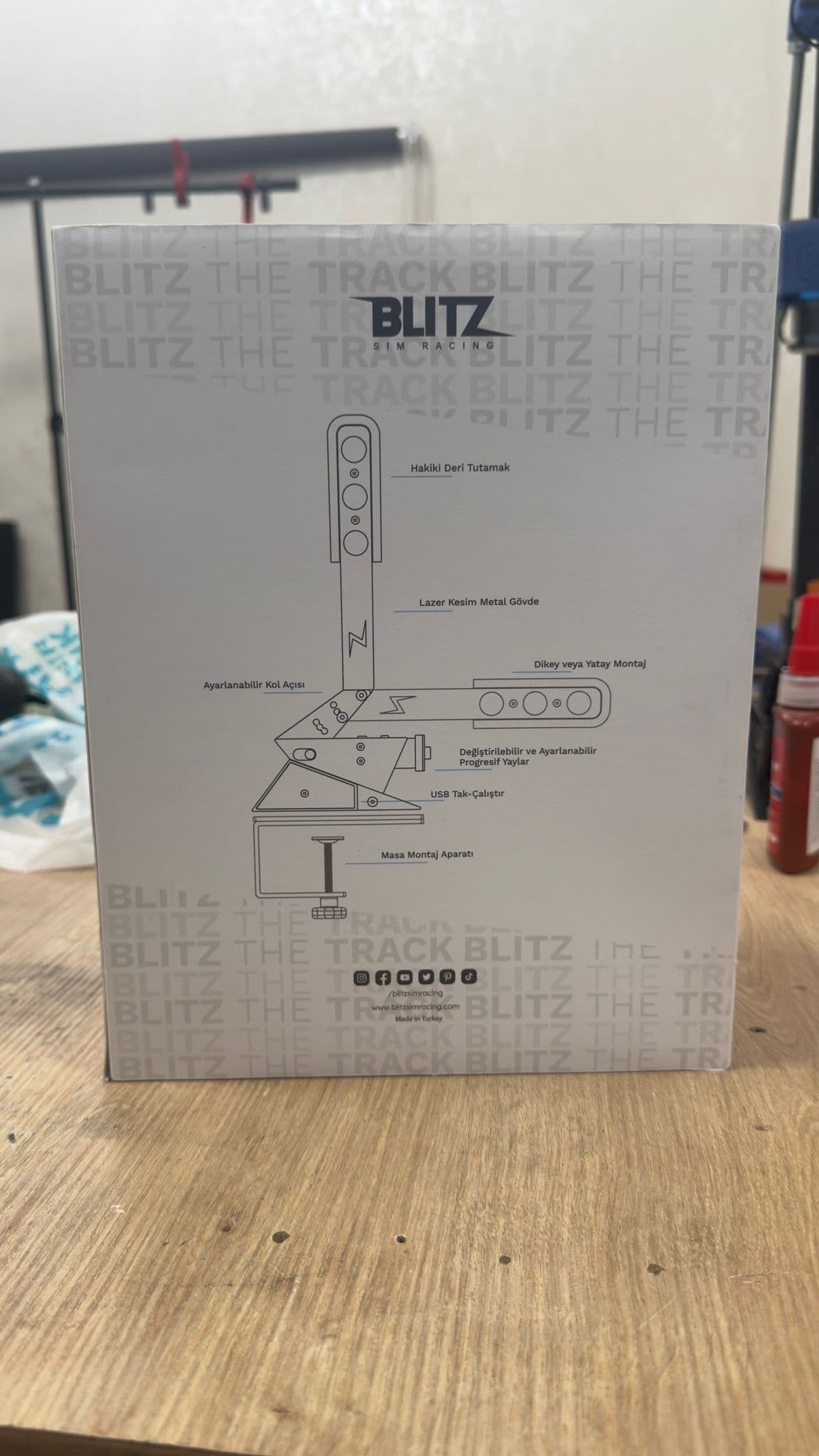 Blitz Yarış Simülasyonu El Freni USB Pc Uyumlu 7