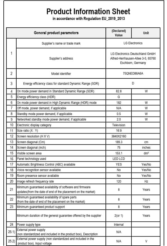 LG 75QNED86A6A 75'' 191 Ekran Uydu Alıcılı 4K Ultra HD Smart webOS QNED TV 6