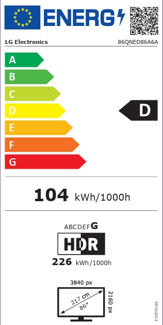 LG 86QNED86A 86'' 218 Ekran Uydu Alıcılı 4K Ultra HD Smart webOS QNED TV 7