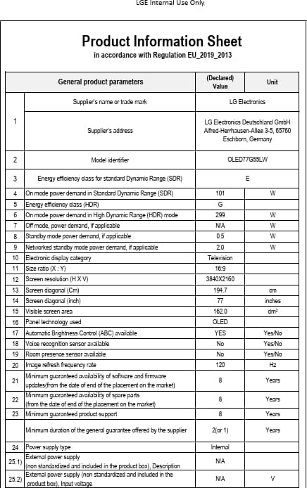 LG OLED77G55 77'' 195 Ekran Uydu Alıcılı 4K Ultra HD Smart webOS OLED Evo TV 6