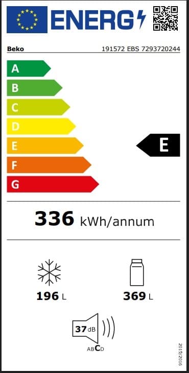 Beko 191572 Ebs Gardırop Tipi Buzdolabı 5