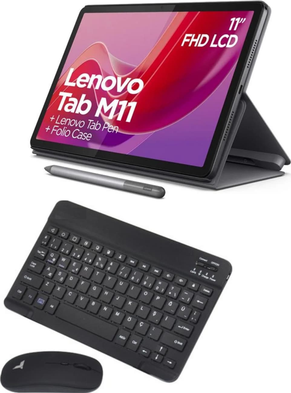 Lenovo Idea Tab 8GB 128GB 11" TABLET+KALEM+KILIF+KLAVYE+MOUSE+ŞARJ BAŞLIK 4