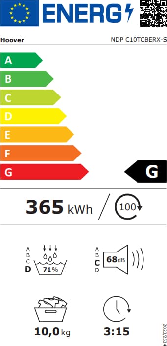 Hoover Ndp C10Tcberx-S 10 Kg Wi-Fi  Bağlantılı Kurutma Makinesi 4