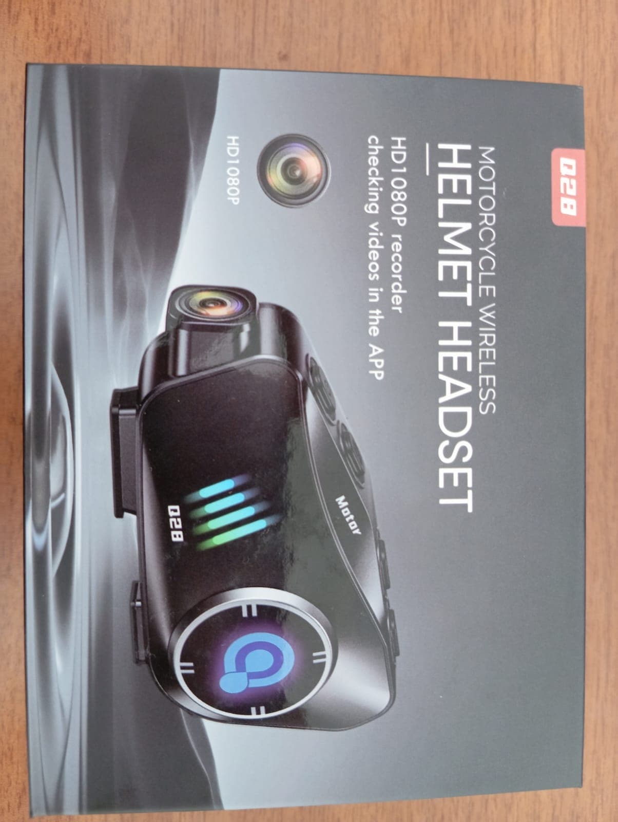 Vivopack Q28 Kameralı Intercom Motosiklet Kask Bluetooth Kulaklık 1080P 6