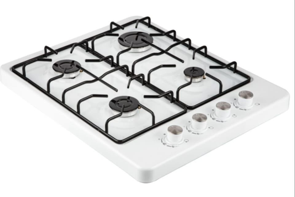 Kısmet Orevoo 4 Gözlü Üstten Düğmeden Çakmaksız Set Üstü Beyaz Ocak 4