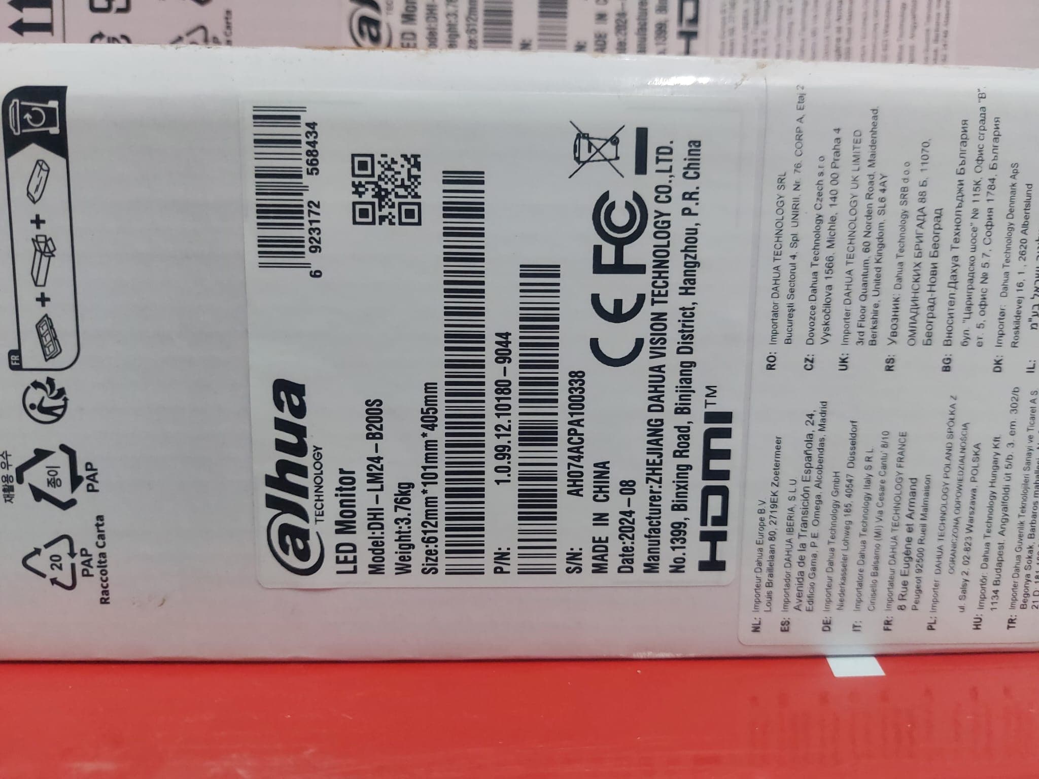 Dahua LM24-B200S 23.8" Full HD 100Hz HDMI/VGA Monitör (Speaker Dahili) 6