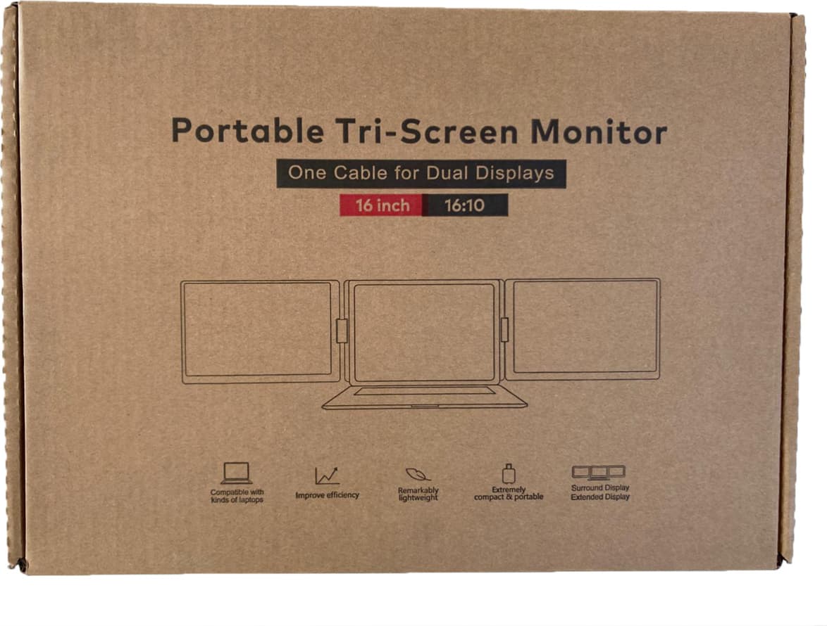Trimonitör TRİMONİTÖR - 16” Taşınabilir İkili Monitör (Sabit Panel) 8