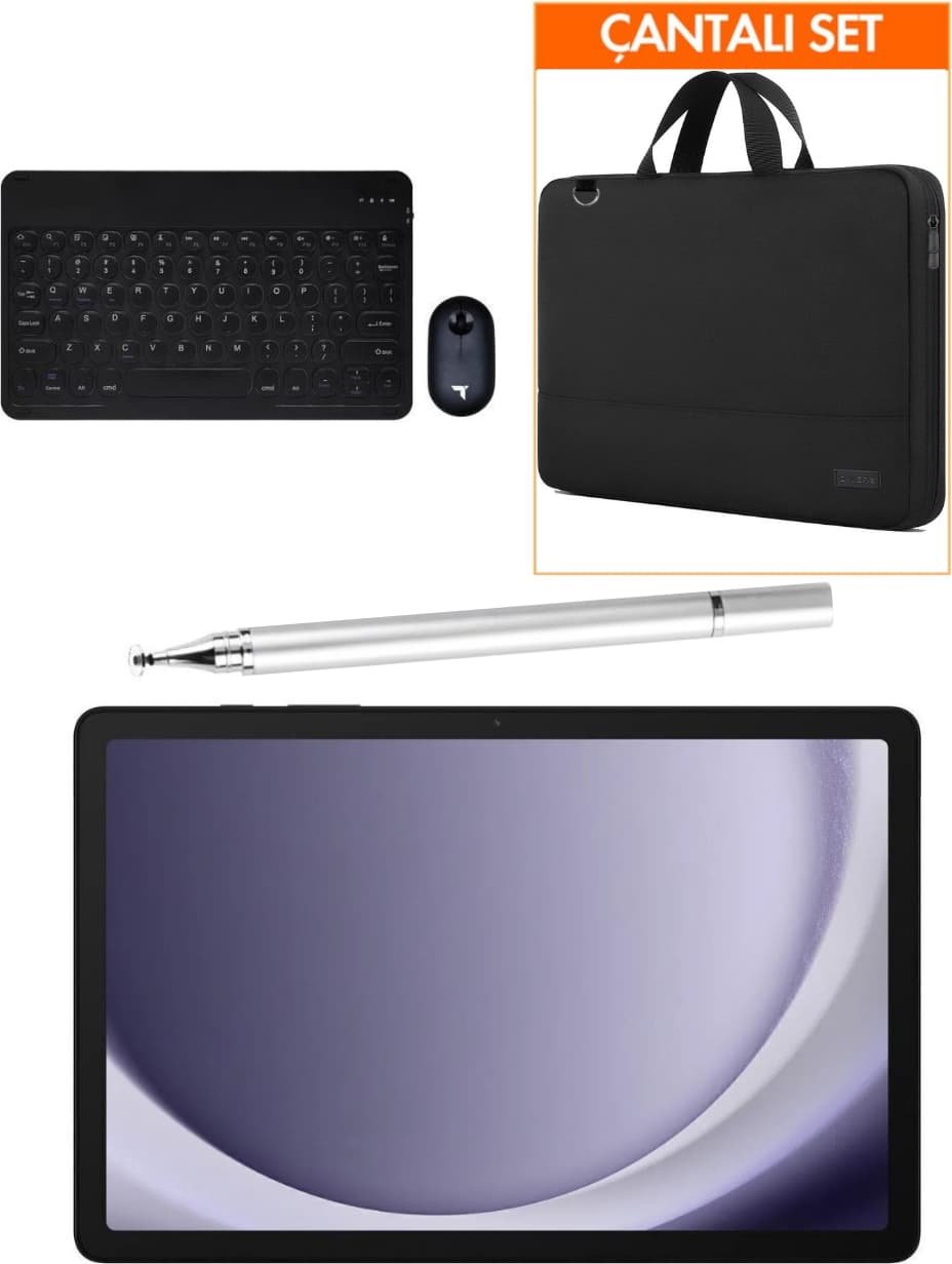 Samsung Galaxy Tab A9+ Plus 6gb 128GB 11'' Tablet+Kalem+Klavye+Çanta 5