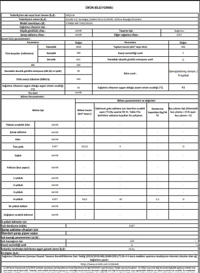 Arçelik 570405 MB Dondurucu Ustte Nf Buzdolabı 4