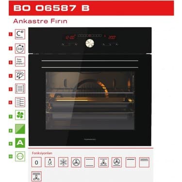 Termikel BO O6587 W (2016) Ankastre Fırın 2