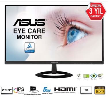 Asus VZ239HE 23" 5ms (D-SUB+HDMI) IPS Monitör 2