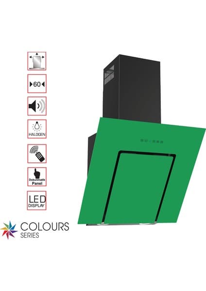 Termikel Lumex Bg60 (2016) Yeşil Davlumbaz