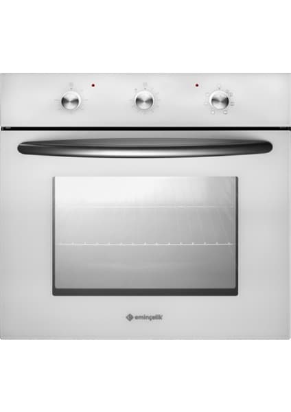 Eminçelik EC-AO 2160 W60 Ankastre Fırın - 62 Lt, 6 Programlı, Beyaz