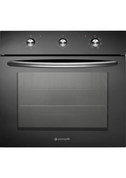 Eminçelik EC-AO 2160 B60 62 Lt 6 Programlı Siyah Ankastre Fırın