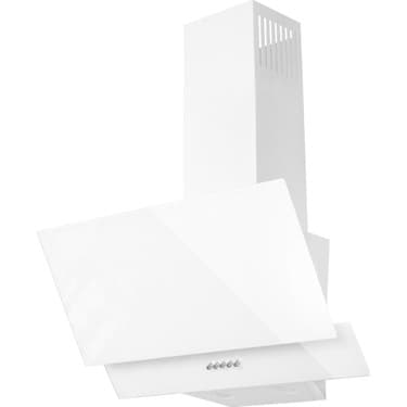 Ferre Beyaz Yatay Cam Davlumbaz Duvar Tipi 650 m3/sa Yüksek Emiş Gücü ile 2