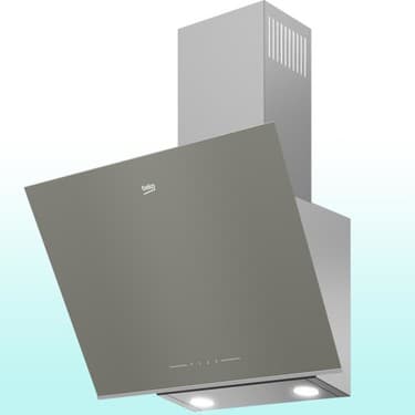 Beko BDE 6060 G Gri Cam Eğimli Davlumbaz - 60 cm Genişlik, 631 m³/saat Çekiş Gücü 2