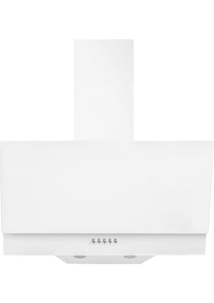 Ferre Beyaz Yatay Cam Davlumbaz Duvar Tipi 650 m3/sa Yüksek Emiş Gücü ile