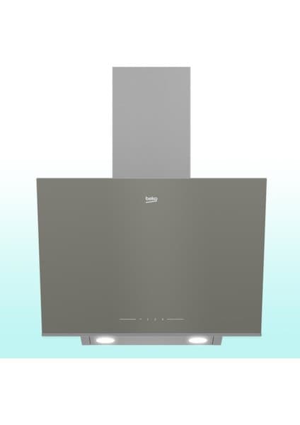 Beko BDE 6060 G Gri Cam Eğimli Davlumbaz - 60 cm Genişlik, 631 m³/saat Çekiş Gücü