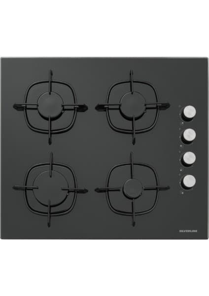 Silverline CS5335B02 60 CM Ankastre Ocak Siyah 4