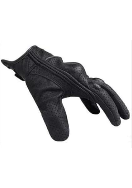 Icon Pursuit Motosiklet Eldiveni Delikli Deri Full Korumalı 7