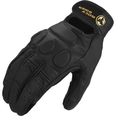 Rock Biker Motosiklet Retro Deri Eldiven Korumalı 2