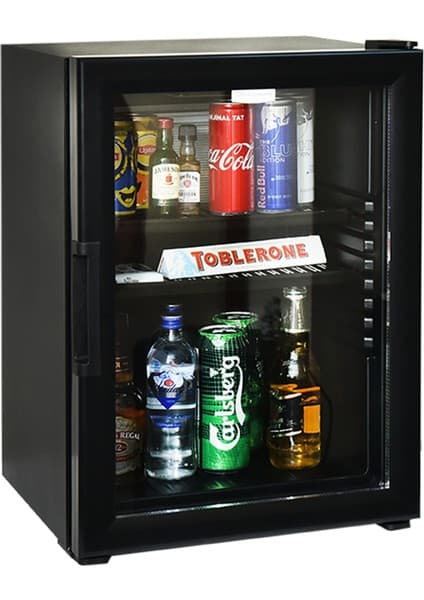 Elektromarla DRC 45 S All Black Edition Absorbe Sistem 45 Litre Cam Kapılı Minibar Mini Buzdolabı 8