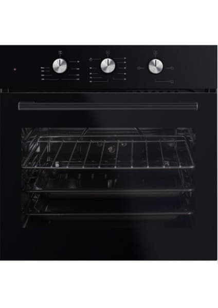 Kumtel Siyah Cam Ankastre Fırın B66-S2 7
