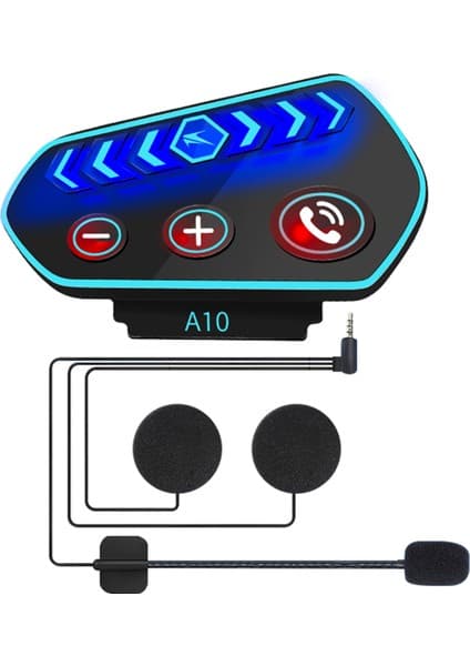 Sprotauto A10 Motosiklet Bt Kulaklık Kask Kablosuz Kask Ultra (Yurt Dışından)