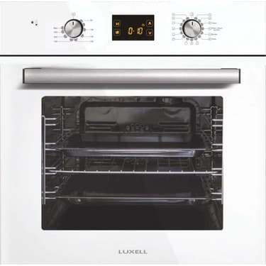 Luxell Opall Beyaz Set ( DA-835 Cam Davlumbaz - 40 Tahdf Ankastre Cam Ocak - B66-SGF3 Opall Beyaz Ankastre Fırın ) 3