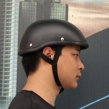 Shopfocus Retro Stil Motosiklet Yarım Kask Abs + Pamuk Plastik (Yurt Dışından) 3