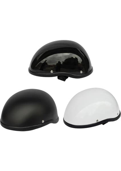 Shopfocus Retro Stil Motosiklet Yarım Kask Abs + Pamuk Plastik (Yurt Dışından) 8