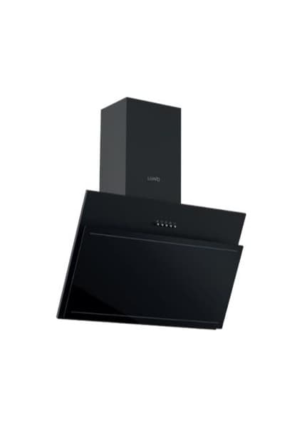Luno BO2662 Siyah Cam Davlumbaz Duvar Tipi 60 cm 300 m3/h Yüksek Emiş Gücü ile