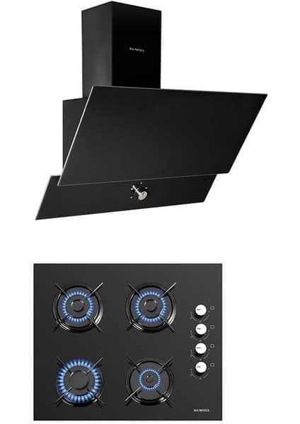 Kumtel KO-40TAHDF Ankastre Ocak + DA6-830 Davlumbaz Seti