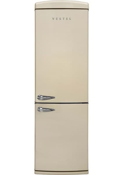 Vestel Retro NFK37101 Düş Mavisi No-Frost Buzdolabı 4