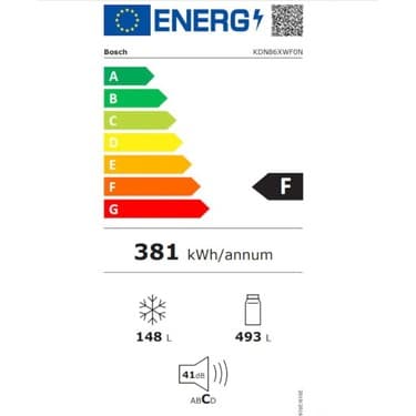 Bosch KDN86XWF0N 641 Lt No-Frost Çift Kapılı Buzdolabı 4