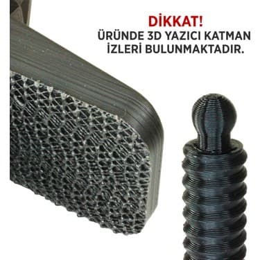 Aygün Güler E-400 Joystick Simülasyon El Freni Siyah-Kırmızı 4