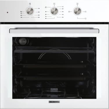 Kumtel Beyaz Cam Ankastre Set (DA6-830 Beyaz Davlumbaz + KO-40TAHDF Ankastre Beyaz Ocak + B66 - S2 (Mt) 3 Pro 3 Düğme(Plus) Cam Tel Raf Beyaz) 2