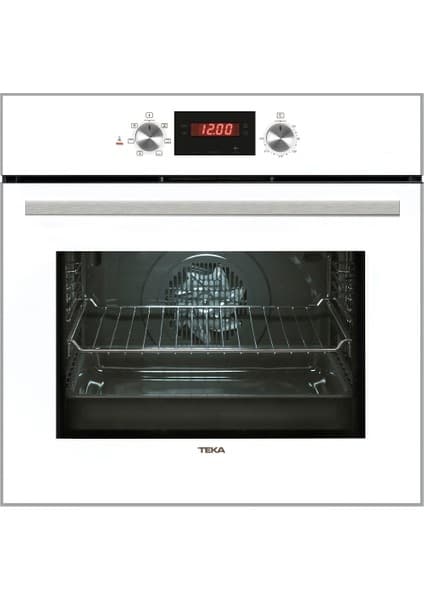 Teka - Hak 625 Wh - Ankastre Multifonksiyonel Dijital Ekranlı Fırın - Beyaz Cam - 65 Lt - 111020055 4