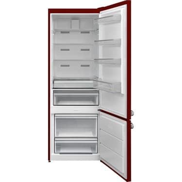 Vestel Retro NFK52001 Bordo No-Frost Buzdolabı 2