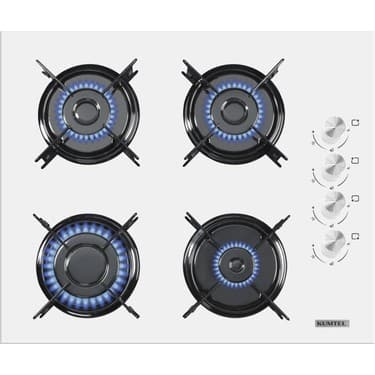 Kumtel Home Beyaz Ankastre Set (DA6-830 + KO-40TAHDF + B66-S2/A66-S2) 3