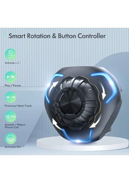 Kumik Kemik İletimli Bluetooth Motosiklet Kulaklık (Mikrofonlu)